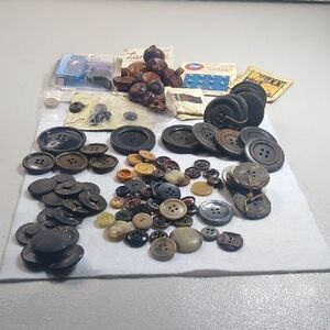 Vintage Button Collection in Assorted Colors
